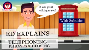 Essential phrases for exchanging information and ending telephone calls