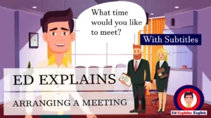 Useful phrases for arranging meetings